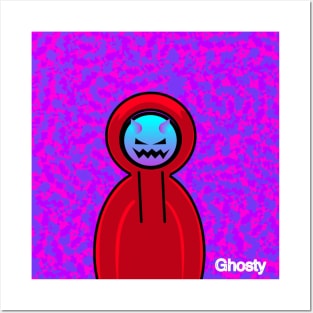 GHOSTY HOODIE Posters and Art